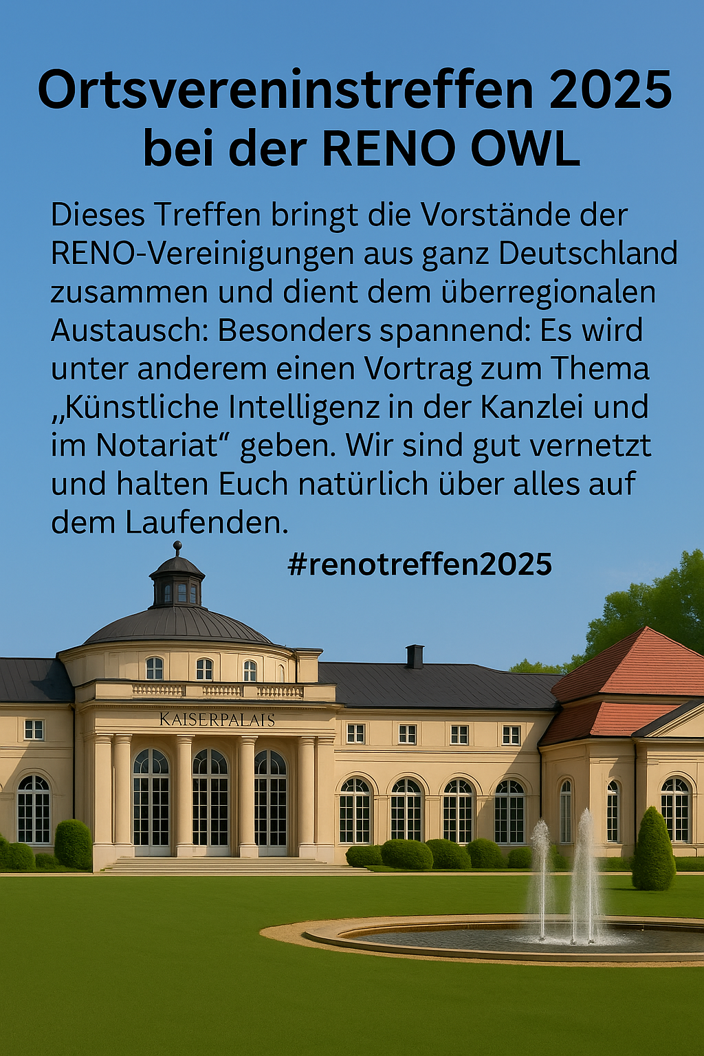 Ortsvereinstreffen vom 23. – 25.05.2025 in Bad Oeynhausen