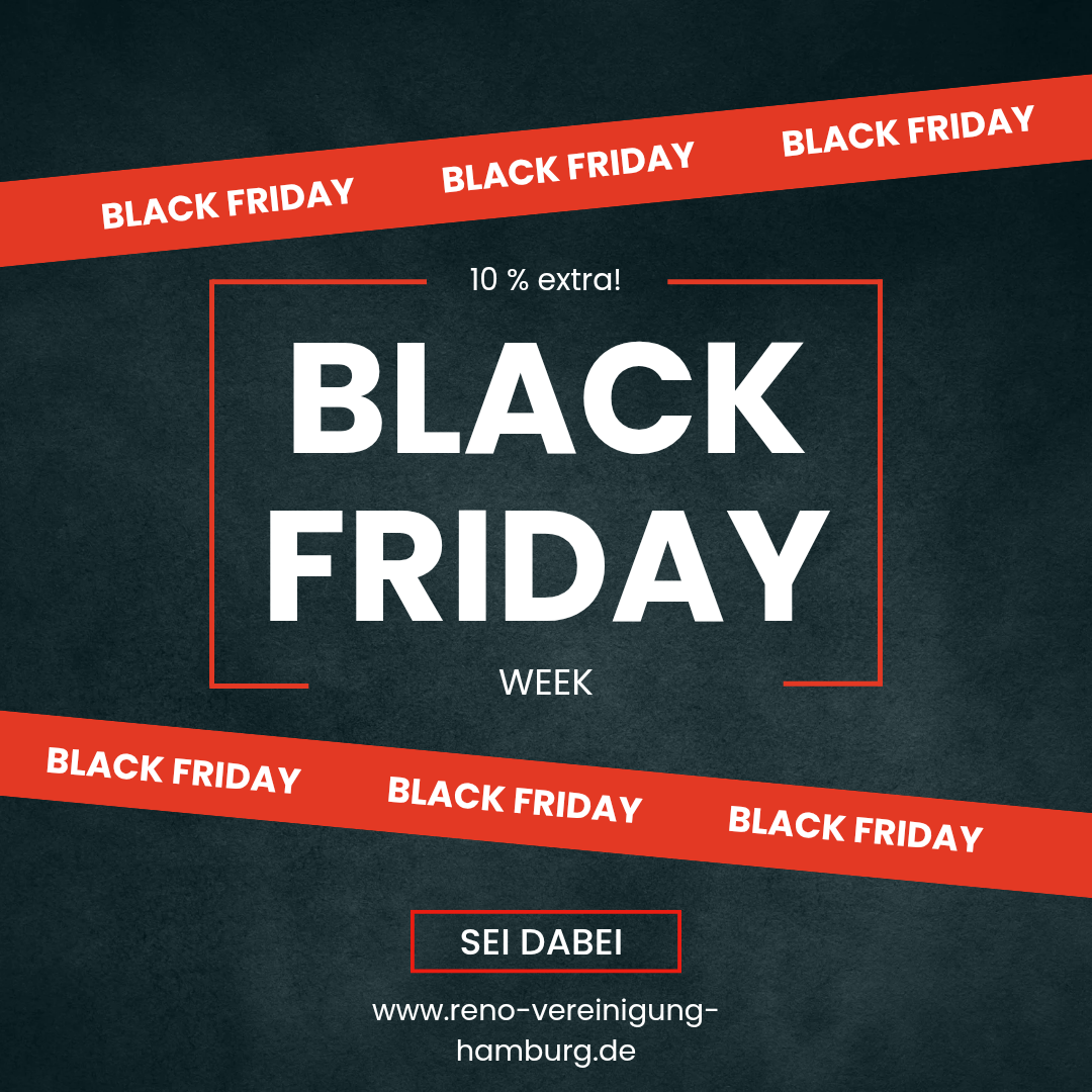 Black Week auch bei der Reno Vereinigung Hamburg!