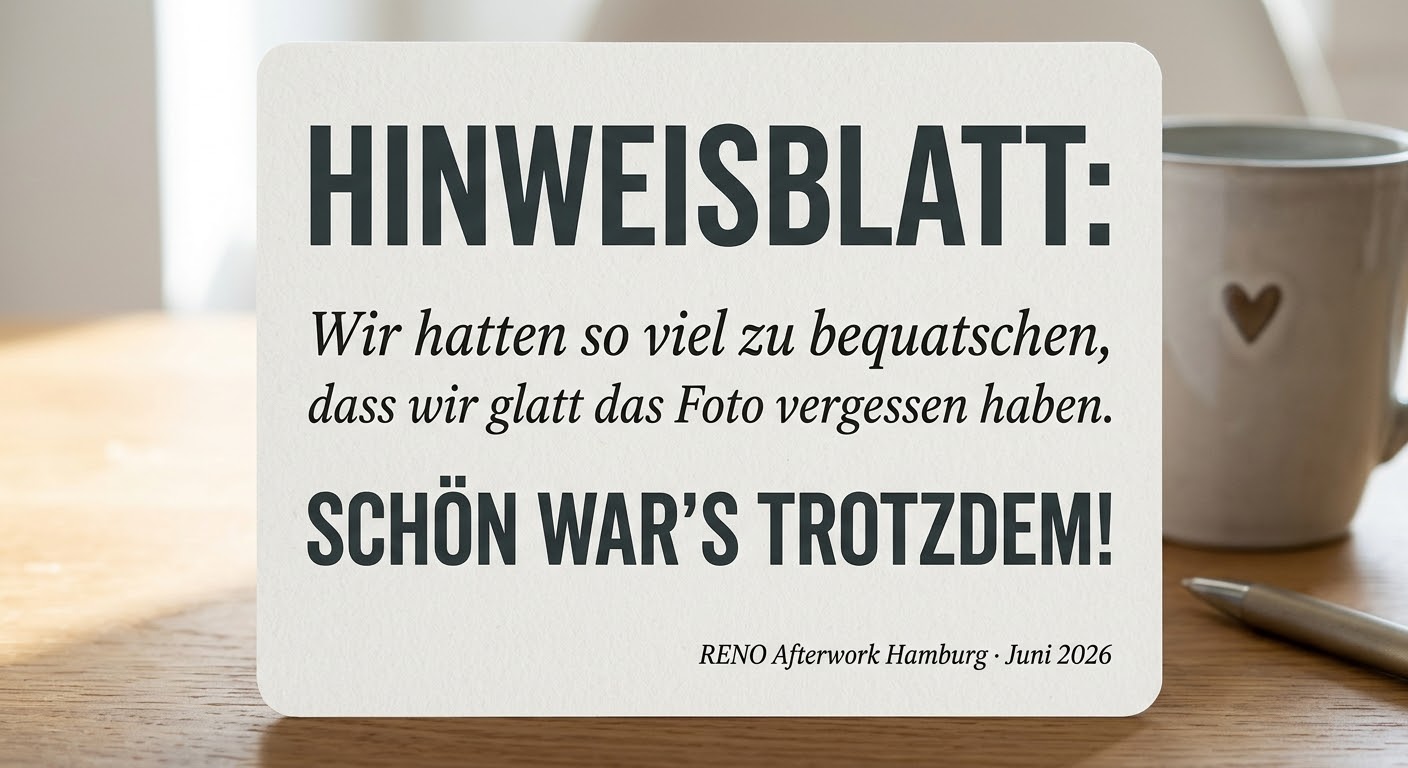 Was für ein schöner Abend!
